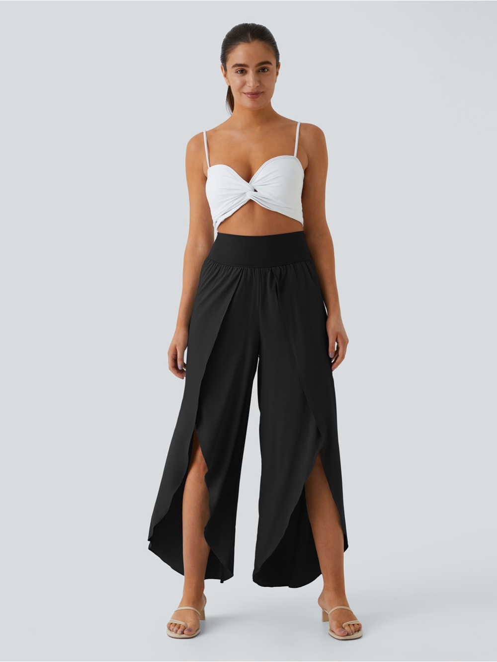 HALARA Black High-Low Tulip Skirt - Picture 5 of 5